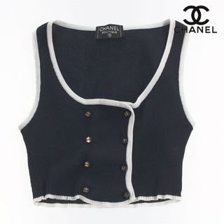 CHANEL - シャネル CHANEL ココマーク ココボタン ノースリーブ シャツ