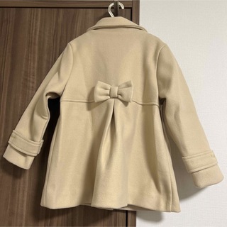 女の子　子供服　コートリーボン付　110cm ジャケット 春秋(ジャケット/上着)