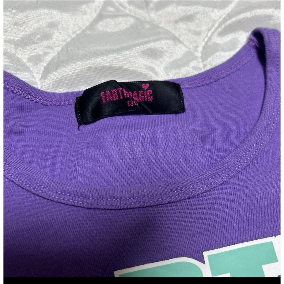 EARTHMAGIC(アースマジック)のアースマジック 130 長袖tシャツ ロンT 130 キッズ/ベビー/マタニティのキッズ服女の子用(90cm~)(Tシャツ/カットソー)の商品写真