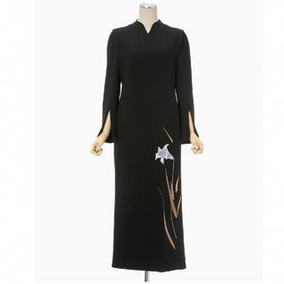 mame - mame kurogouchi Floral Lace Sleeve Dressの通販 by YU|マメ