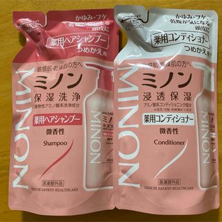 ミノン(MINON)のミノン 薬用ヘアシャンプー  コンディショナー詰め替え 380ml (シャンプー/コンディショナーセット)