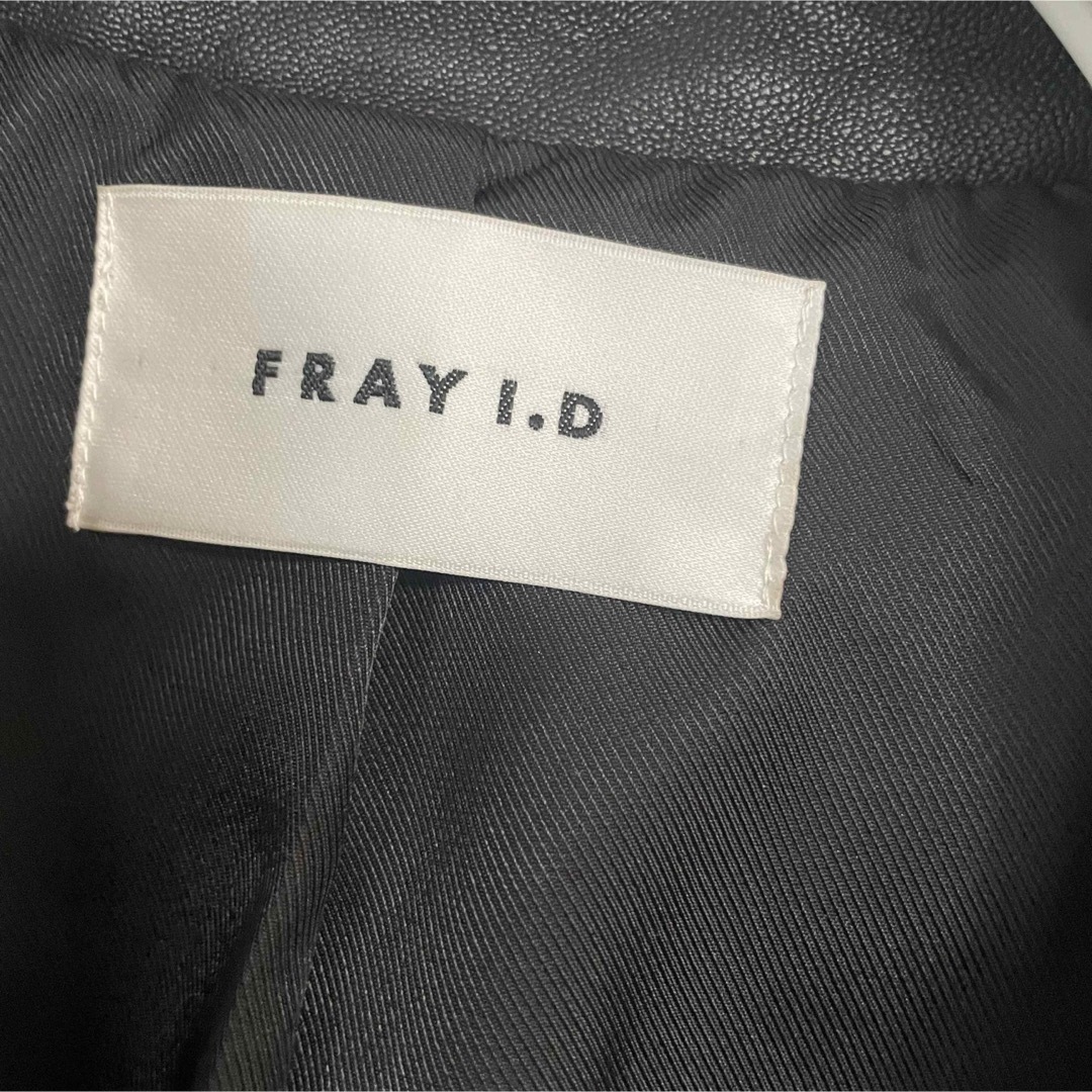 FRAY I.D(フレイアイディー)のFRAY I.D レザージャケット フレア フレイアイディー ライダース レディースのジャケット/アウター(ライダースジャケット)の商品写真