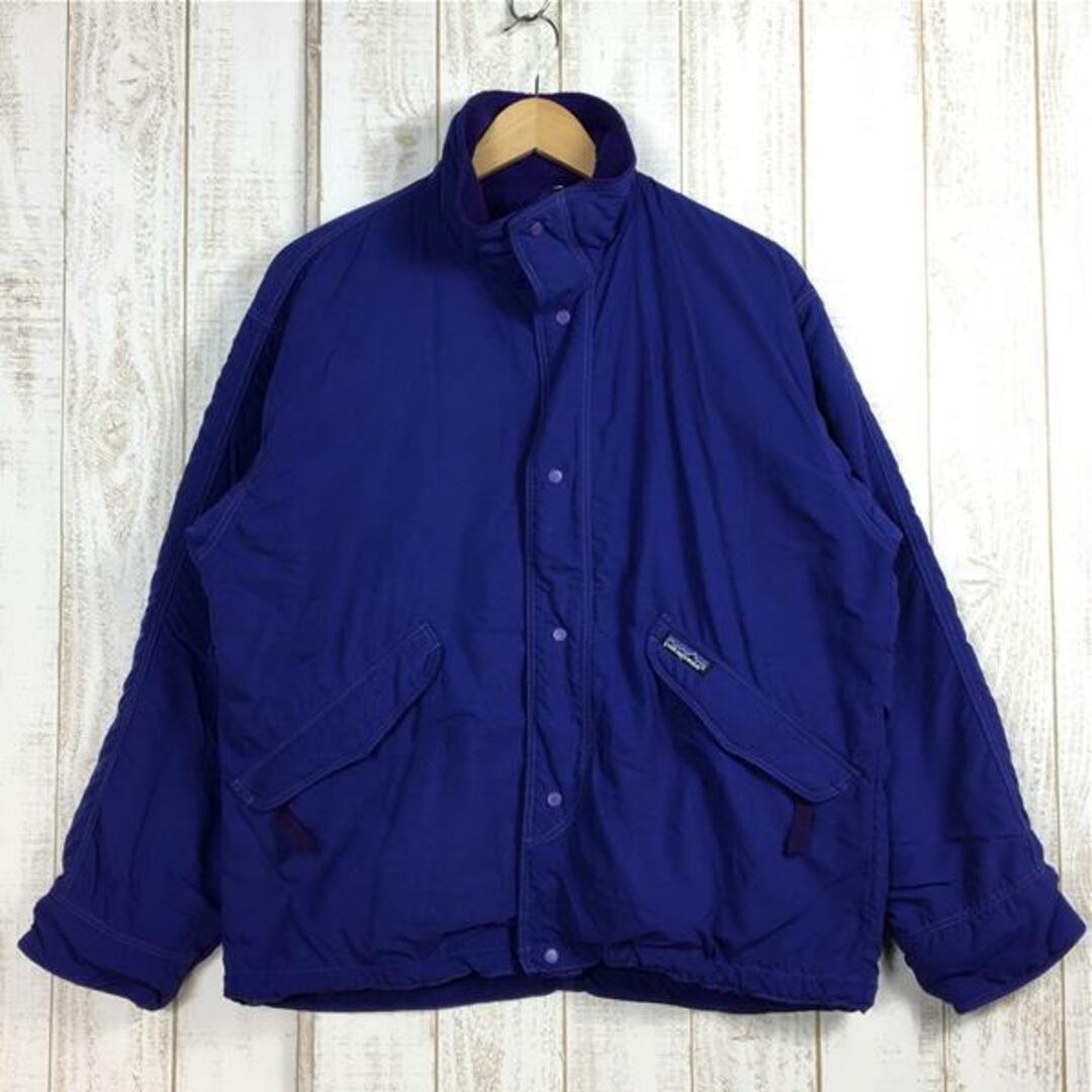 MENs S  パタゴニア 1993 ソフトシェル キャプリーン ジャケット Softshell Capliene Jacket ブルーベリー×エッグプラント アメリカ製 生産終了モデル 希少サイズ 入手困難 PATAGONIA 28161 Blueberry / Eggplant パープル系アメリカ