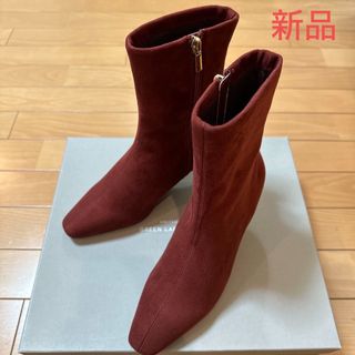 ユナイテッドアローズ(UNITED ARROWS)の新品　ユナイテッドアローズ　ナロウスクエア  ショートブーツ撥水  23.5cm(ブーツ)