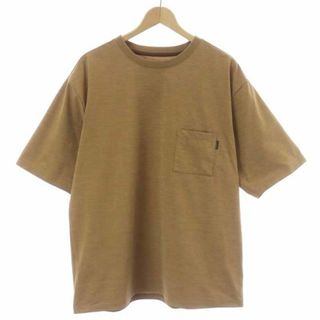 ザノースフェイス(THE NORTH FACE)のTHE NORTH FACE ショートスリーブエアリーポケットティー L 茶(Tシャツ/カットソー(半袖/袖なし))