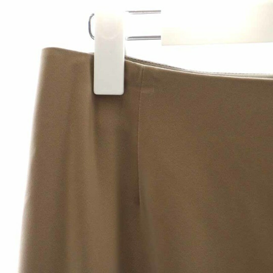 LE CIEL BLEU(ルシェルブルー)のルシェルブルー Wrap Button Detail Skirt 38 M 茶 レディースのスカート(ロングスカート)の商品写真