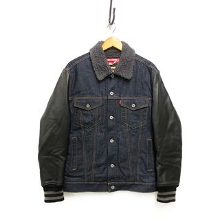 ジュンヤワタナベコムデギャルソン(JUNYA WATANABE COMME des GARCONS)のJUNYA WATANABE COMME DES GARCONS ギャルソン × LEVIS リーバイス 品番 WH-J918 裏地ボア 袖レザー デニムジャケット M 正規品 / 32797(Gジャン/デニムジャケット)