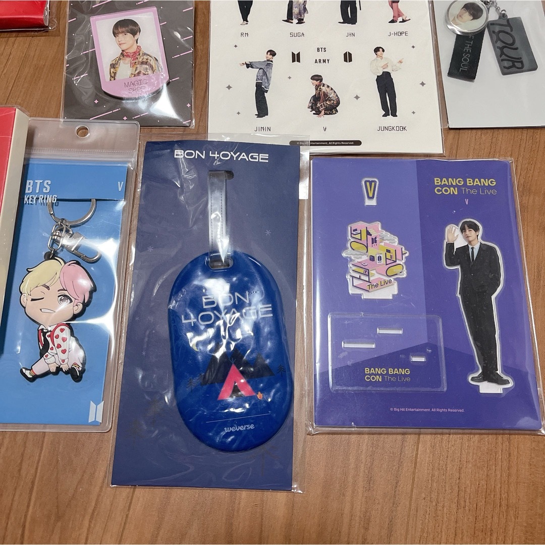 BTS テヒョン テテ v ビニー キーリング tour(特典つき BTS テヒョン テテ v ビニー キーリング tour(特典つき