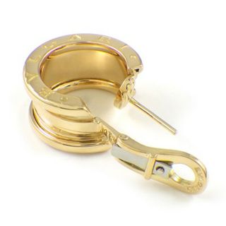 ブルガリ(BVLGARI)のブルガリ BVLGARI ピアス B-zero1 ビーゼロワン サークル ロゴ K18YG ※片方のみ 【中古】(ピアス)