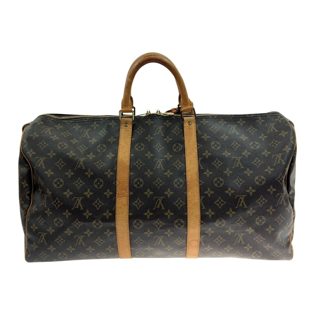 〇〇LOUIS VUITTON ルイヴィトン モノグラム キーポル55 ボストンバッグ M41424 ブラウンバッグ