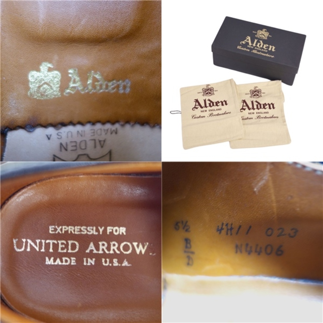 Alden(オールデン)の美品 オールデン Alden レザーシューズ UNITED ARROWS別注 ダービーシューズ スウェードレザー 革靴 レディース 5 1/2(23.5cm相当) グリーン メンズの靴/シューズ(ドレス/ビジネス)の商品写真
