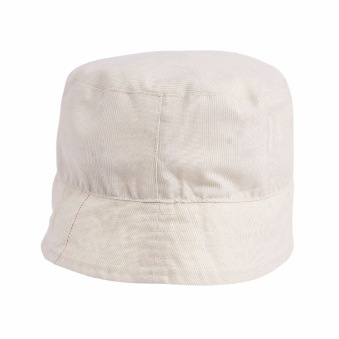 未使用 ポールハーデン Paul Harnden 帽子 バケットハット 裏地総柄 コットン ウール メンズ イングランド製 L アイボリー メンズの帽子(その他)の商品写真