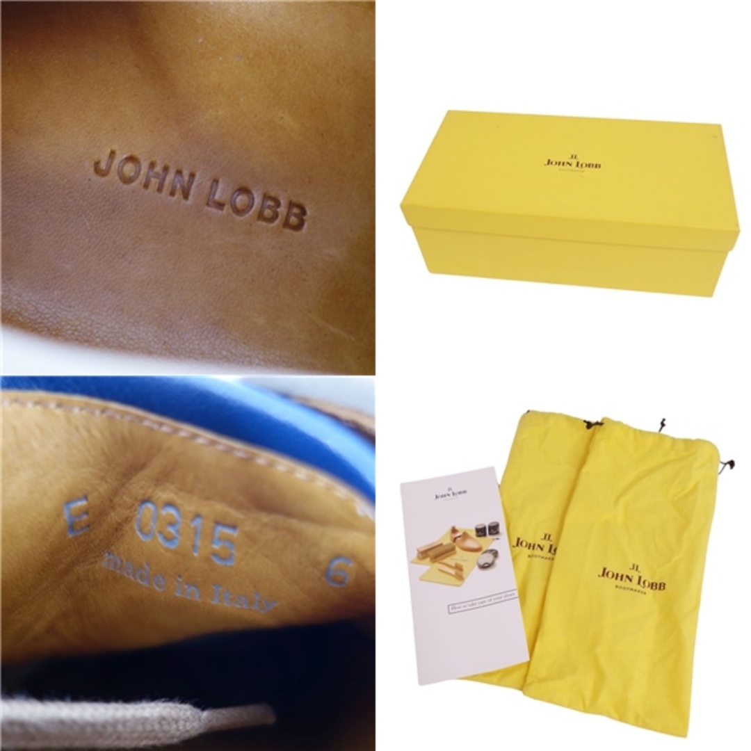 JOHN LOBB(ジョンロブ)の極美品 ジョンロブ JOHN LOBB スニーカー LEVAH レヴァー ローカット スウェードレザー シューズ 靴 メンズ イタリア製 6(24.5cm相当) ベージュ メンズの靴/シューズ(スニーカー)の商品写真