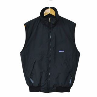 パタゴニア(patagonia)のパタゴニア PATAGONIA シェルトシンチラベスト 1999年 28501 フリースベスト ブラック メンズM キャンプ 登山 アウトドア ウェア(ベスト)