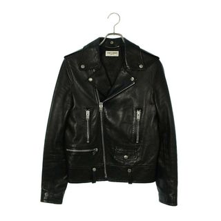 サンローラン(Saint Laurent)のサンローランパリ  L01/ 397290 Y5YA1 クラシックモーターサイクルライダースレザージャケット メンズ 44(レザージャケット)