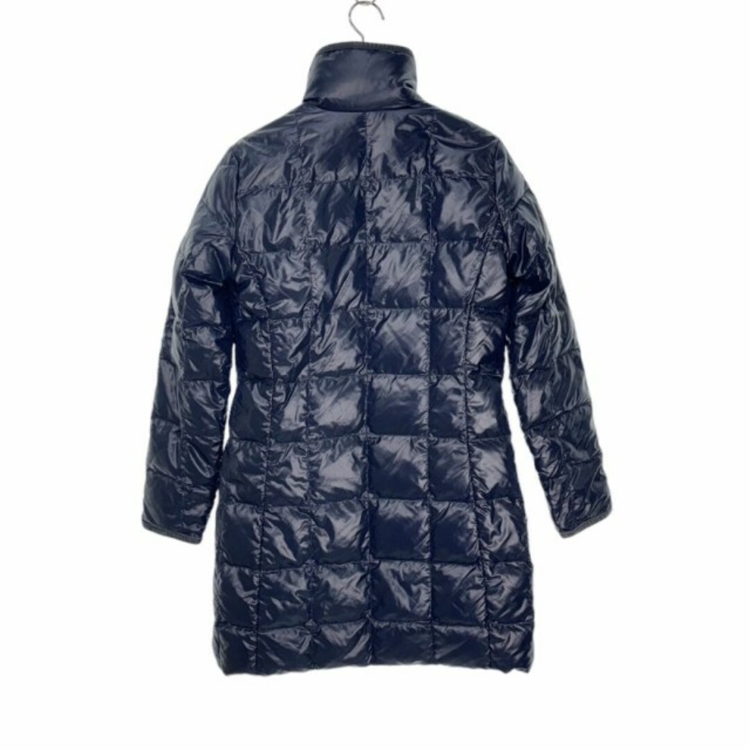 MONCLER(モンクレール)のモンクレール 茶タグ リバーシブルダウンコート ロング ロゴ 1 紺 レディースのジャケット/アウター(ダウンコート)の商品写真