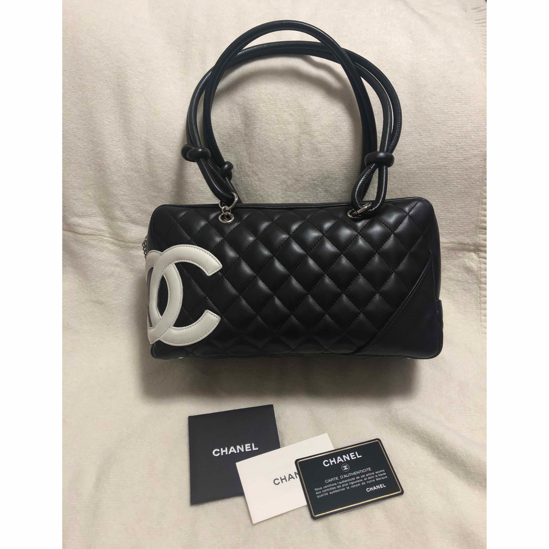 CHANEL(シャネル)のシャネル★カンボンライン★ボーリング ショルダーバッグ★美品 レディースのバッグ(ショルダーバッグ)の商品写真