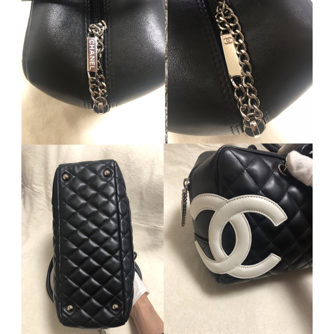 CHANEL(シャネル)のシャネル★カンボンライン★ボーリング ショルダーバッグ★美品 レディースのバッグ(ショルダーバッグ)の商品写真