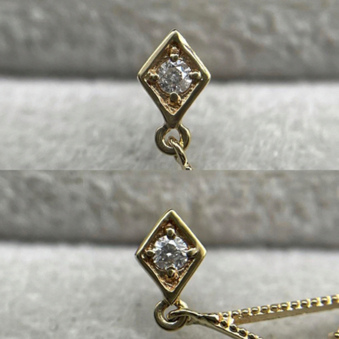 きょこ様　k18 ダイヤモンド　ピアス レディースのアクセサリー(ピアス)の商品写真