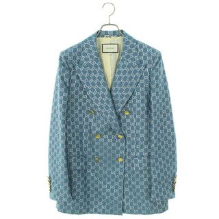 グッチ(Gucci)のグッチ  619763 ZAD7L GGラメ総柄ダブルブレスドジャケット メンズ 42(その他)