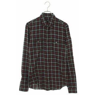 グッチ(Gucci)のグッチ チェック長袖シャツ メンズ 38(シャツ)