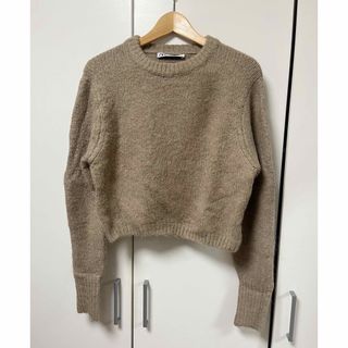 ザラ(ZARA)のショート丈ニット(ニット/セーター)