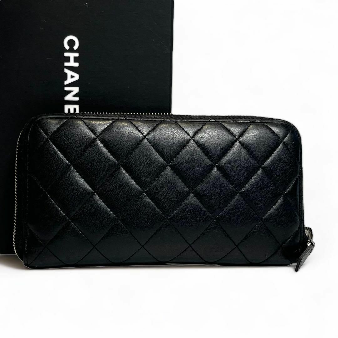 美品】CHANEL シャネル セブルガ ラウンドファスナー 長財布 - 長財布