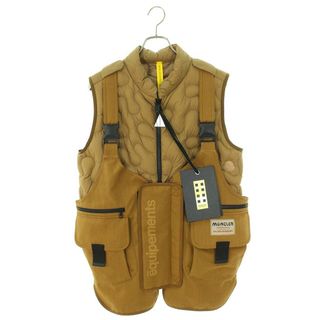 モンクレール(MONCLER)のモンクレールジーニアス ×サレヘベンバリー  23AW  SIERPINSKI GILET キルティング2WAYジレダウンベスト メンズ 2(ダウンベスト)