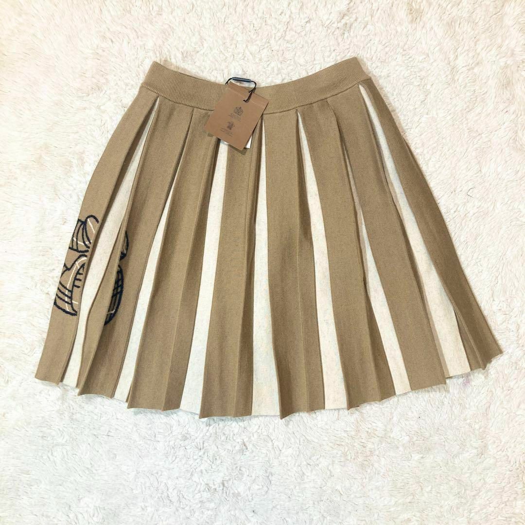 【新品未使用】BURBERRY バーバリー キッズ テディ プリーツ スカート