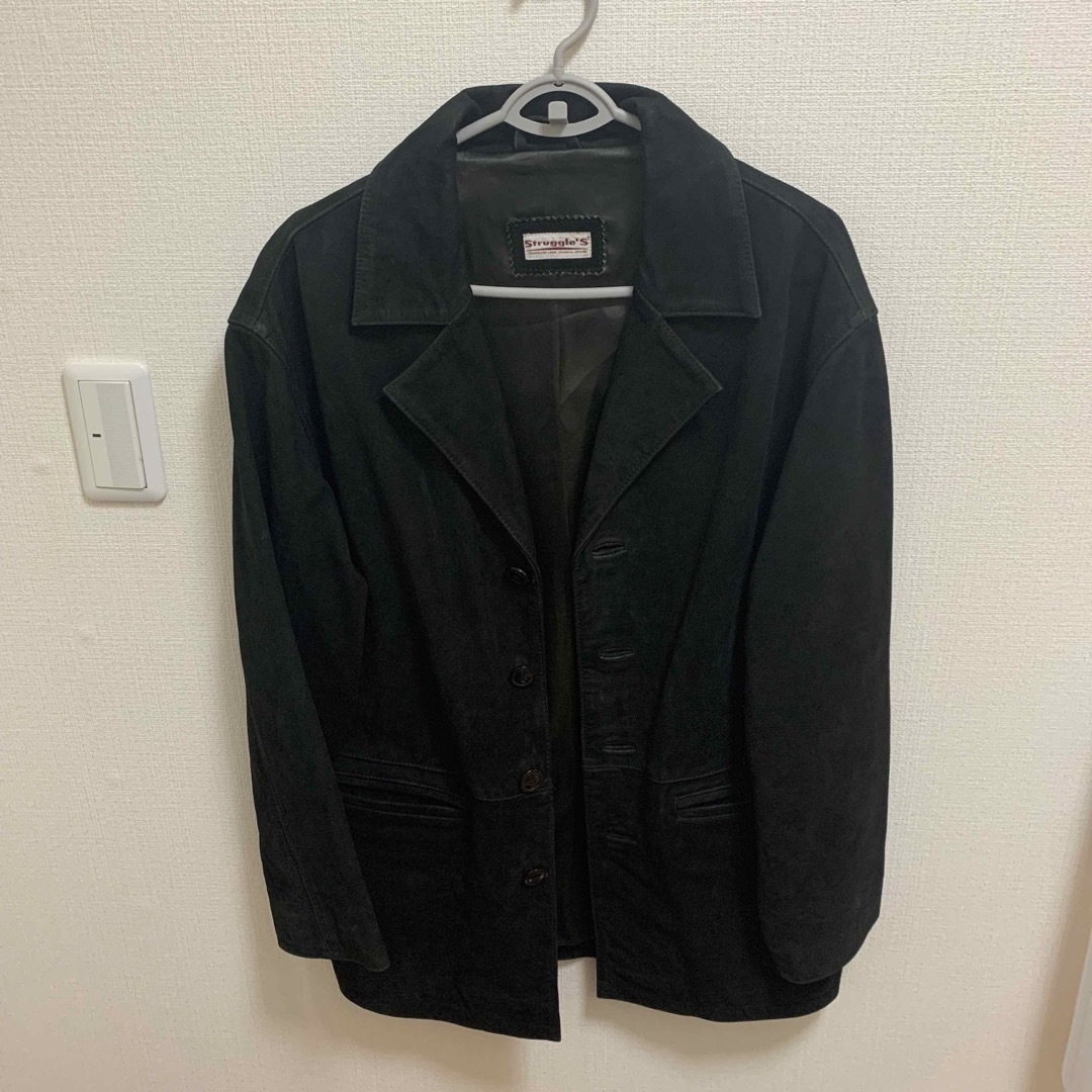 オイルコート　ブラック　ミドル丈 メンズのジャケット/アウター(その他)の商品写真