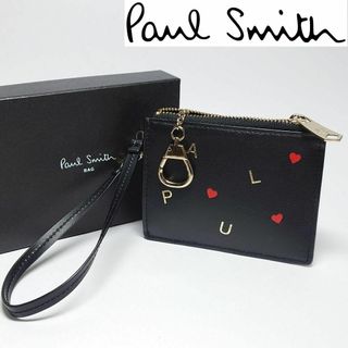 ポールスミス(Paul Smith)の【新品未使用】ポールスミス リール付きマルチケース020 ブラック(コインケース)