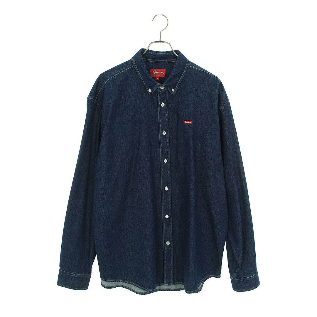 シャツシュプリーム  22AW  Small Box Shirt スモールボックスデニム長袖シャツ メンズ XL