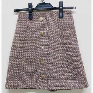 ミーア(MIIA)の新品未使用　MIIA ツイードスカート(ひざ丈スカート)