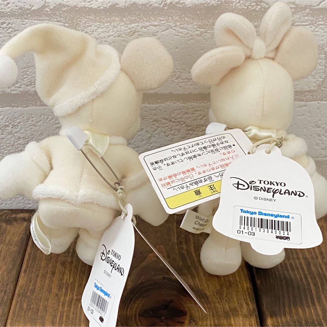 Disney - ディズニー ミッキー ミニー ぬいぐるみバッジ Disney - ディズニー ミッキー ミニー ぬいぐるみバッジ