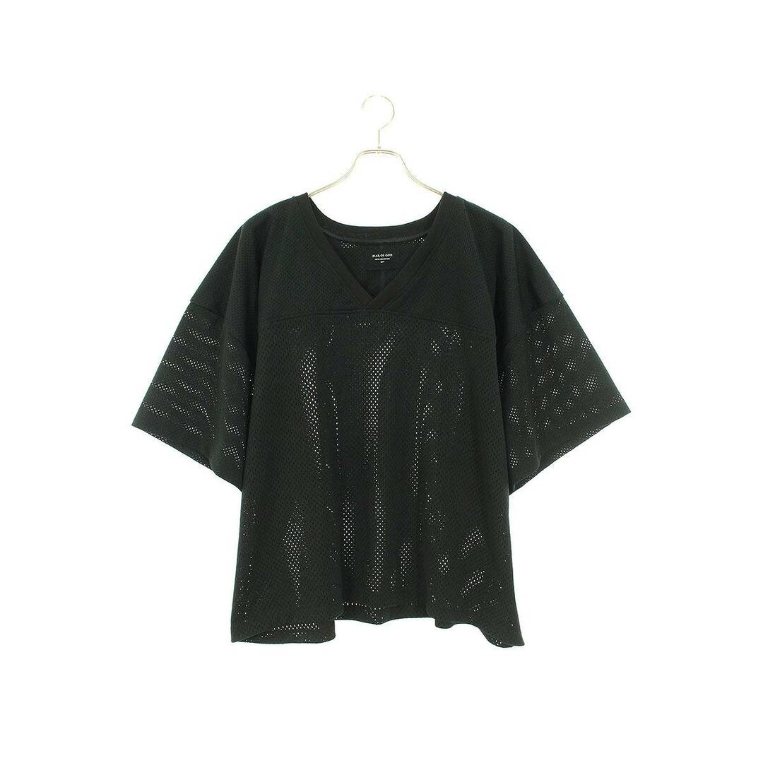 Tシャツ/カットソー(半袖/袖なし)フィアオブゴッド  FIFTH COLLECTION Mesh Football Jersey バックロゴメッシュフットボールTシャツ メンズ L/XL