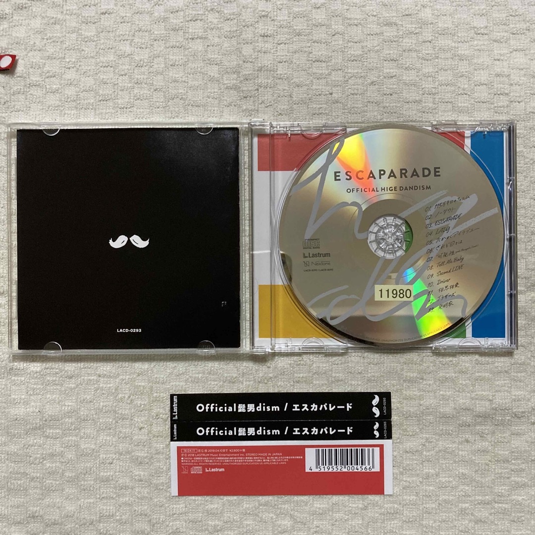 Official髭男dism(オフィシャルヒゲダンディズム)の「エスカパレード」  Official髭男dism エンタメ/ホビーのCD(ポップス/ロック(邦楽))の商品写真