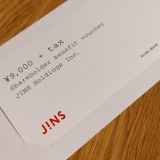 jins 株主優待 ジンズ(その他)