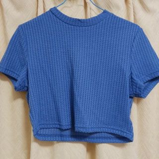 シーイン(SHEIN)のワッフルニット(Tシャツ(半袖/袖なし))