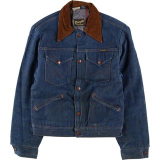 ラングラー(Wrangler)の古着 80年代 ラングラー Wrangler NO-FAULT DENIMS デニムジャケット USA製 メンズM ヴィンテージ /eaa396139(Gジャン/デニムジャケット)