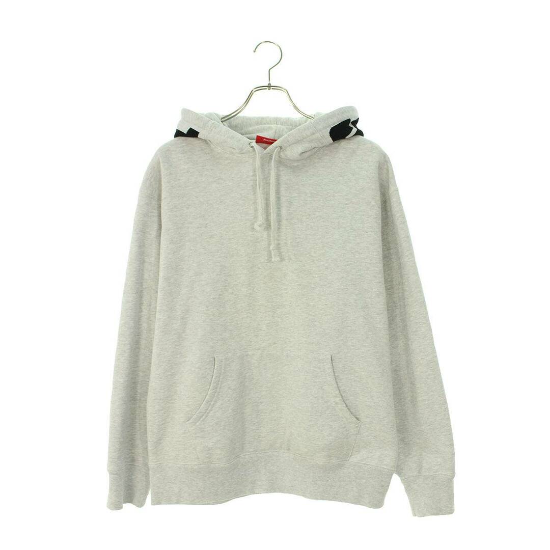 シュプリーム 20AW Rib Hooded Sweatshirt フードロゴパーカー メンズ M