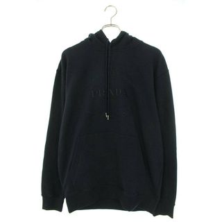 プラダ(PRADA)のプラダ  23AW  UJL24B ロゴコットンフリースパーカー メンズ M(パーカー)