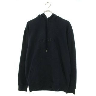 プラダ(PRADA)のプラダ  23AW  UJL24B ロゴコットンフリースパーカー メンズ M(パーカー)