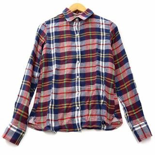 トミーヒルフィガー(TOMMY HILFIGER)のトミーヒルフィガー ヘリンボーン × チェック ボタンダウン シャツ 6(シャツ/ブラウス(長袖/七分))