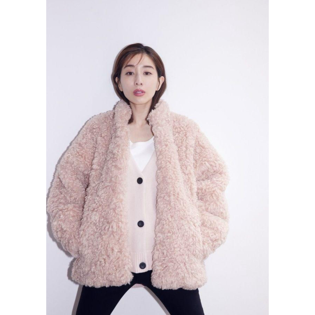 田中みな実×CLANE CURL FUR SHORT COAT