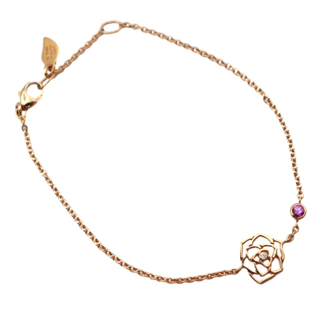 PIAGET - 美品 ピアジェ ブレスレット ピンクサファイア ダイヤモンド Au750 K18YG イエローゴールド レディース ジュエリー PIAGET