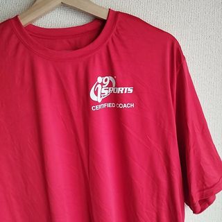 A4.com Tシャツ　赤　XLサイズ　i9sports(Tシャツ/カットソー(半袖/袖なし))