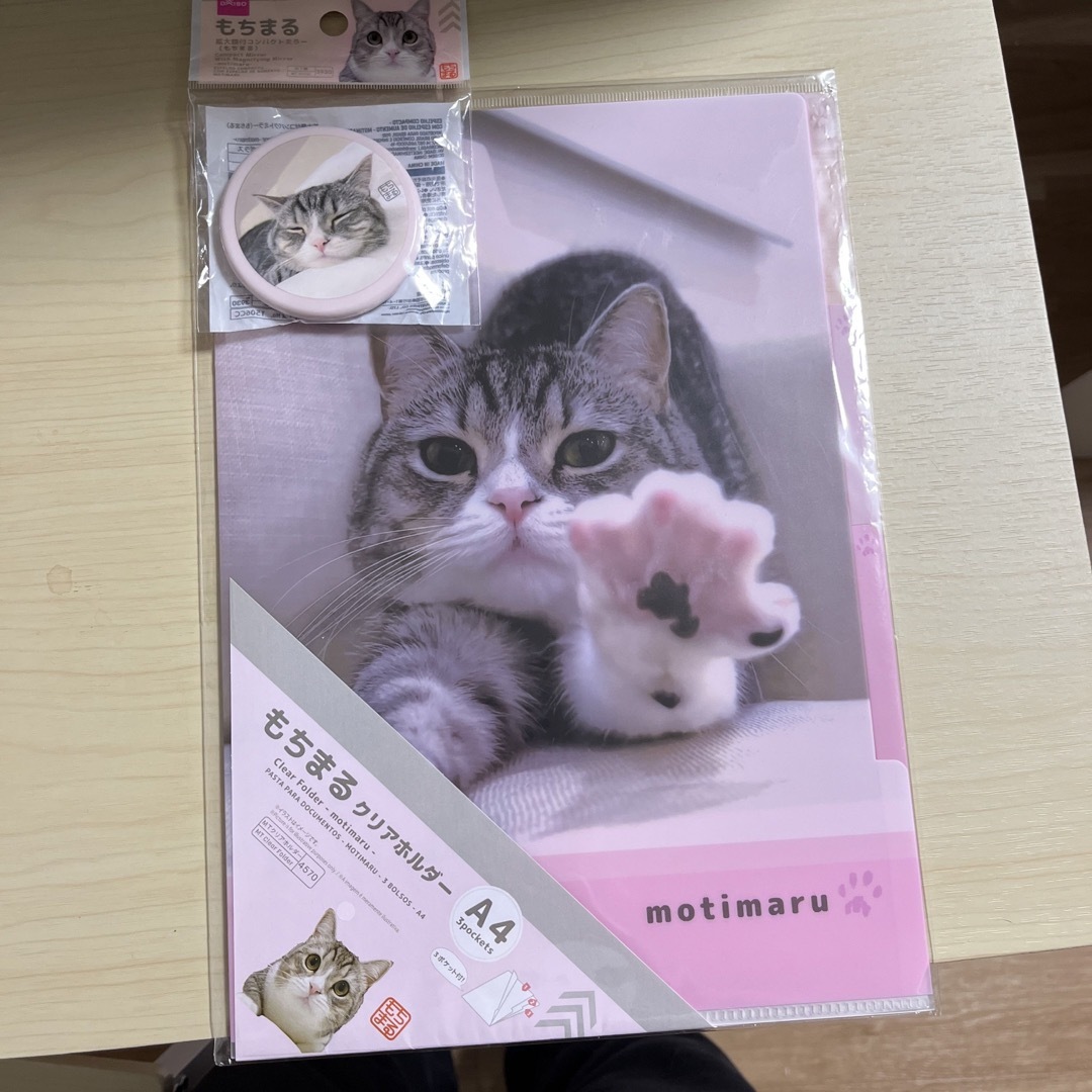 もちまる　鏡　ファイル エンタメ/ホビーのおもちゃ/ぬいぐるみ(キャラクターグッズ)の商品写真