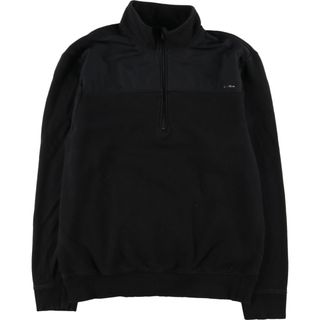 カルバンクライン(Calvin Klein)の古着 カルバンクライン Calvin klein ハーフジップスウェットシャツ トレーナー メンズL /eaa397043(スウェット)