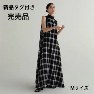 トゥデイフル(TODAYFUL)の【新品タグ付き】louren◎stand collar check dress(ロングワンピース/マキシワンピース)