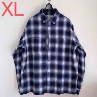 ネイバーフッド(NEIGHBORHOOD)のXL青【CHALLENGER】L/S CHECK SHRIT／新品未使用／送料込(シャツ)